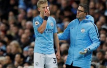 Нос всмятку: украинец Зинченко получил тяжелую травму в матче за Ман Сити (фото)