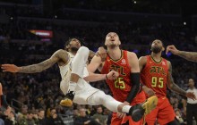 Украинец Лэнь не набрал ни одного очка в проигранном матче Атланты против Голден Стейт