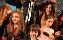 Лорак с дочерью пришла на семейный праздник российского поп-короля (фото)