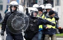 В Брюсселе "желтые жилеты" сцепились с полицией, более 100 задержанных (фото, видео)