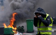 Vandals damage name plate of Ukrainian Cultural Center in Paris (Photo)