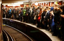 В Германии хаос из-за забастовки на железной дороге, остановились почти все поезда