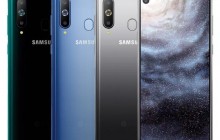 Samsung выпустила свой первый смартфон с «дырявым» экраном