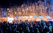 В центре Хмельницкого новогодне-рождественская ярмарка будет работать до 19 января (фоторепортаж)