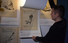 В Днепре презентовали благотворительный календарь, посвященный военным неологизмам