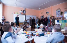 На Тернопільщині Лілія Гриневич проінспектувала сільську школу, в яку вклали понад 12 млн грн (фото, відео)