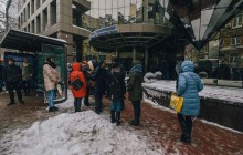 У Києві "замінували" будівлі Фонду гарантування вкладів та Оболонського суду (фото)