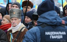 Two armed men detained in Kyiv downtown amid unification council (Photo)