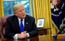 U.S. President Trump comments on "Ukrainian plot to help Clinton"