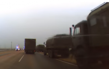 Russian military hardware spotted moving in occupied Crimea (Video)