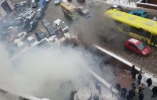 Во Львове радикалы с дымовыми шашками атаковали редакцию интернет-издания (фото)