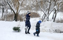 До 20 сантиметрів снігу: по всій території України, крім заходу, оголошено штормове попередження
