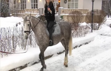 "Няша" Поклонська шокувала росіян новорічним привітанням на коні - в мережі відреагували фотожабами (відео)