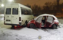 У Запоріжжі у ДТП за участі маршрутки загинула дитина, ще шість осіб постраждали