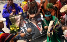 Шамани зібрали разом Трампа, Путіна і Кім Чен Ина для передбачення на 2019 рік (фото, відео)