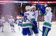 Ванкувер в овертайме обыграл Калгари, Тампа в результативном матче одолела Монреаль в НХЛ