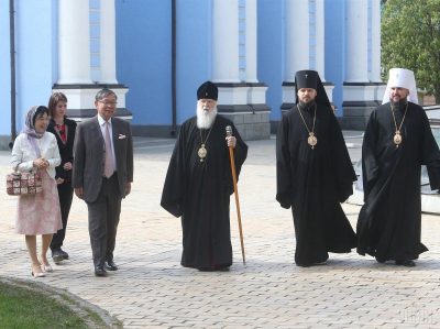 Фото Глава новой Православной церкви в Украине митрополит Епифаний 15 декабря 2018