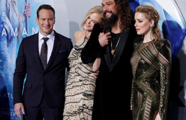 Брутальний Джейсон Момоа та елегантна Ніколь Кідман: відбулася прем'єра "Аквамена" (фото)