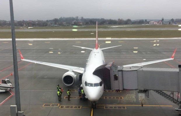 Turkish Airlines впервые выполнила рейс во Львов на новейшем самолете Boeing (фото)