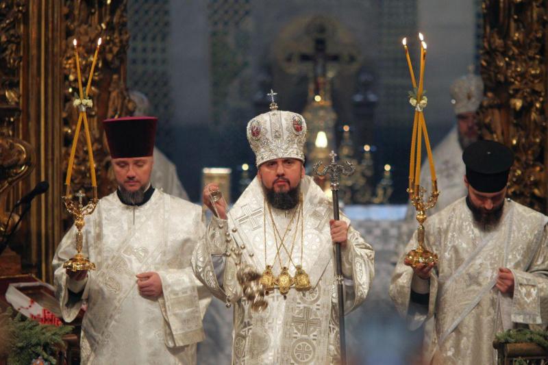 У Софійському соборі проходить Різдвяна літургія / фото Віталій Носач, РБК-Україна У Софійському соборі проходить Різдвяна літургія / фото Віталій Носач, РБК-Україна