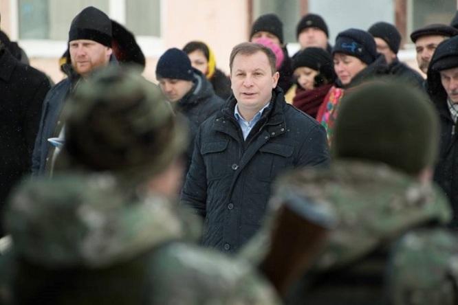 Барна побажав бійцям вдалої служби та щасливого повернення / фото прес-служба ТОДА Барна побажав бійцям вдалої служби та щасливого повернення / фото прес-служба ТОДА