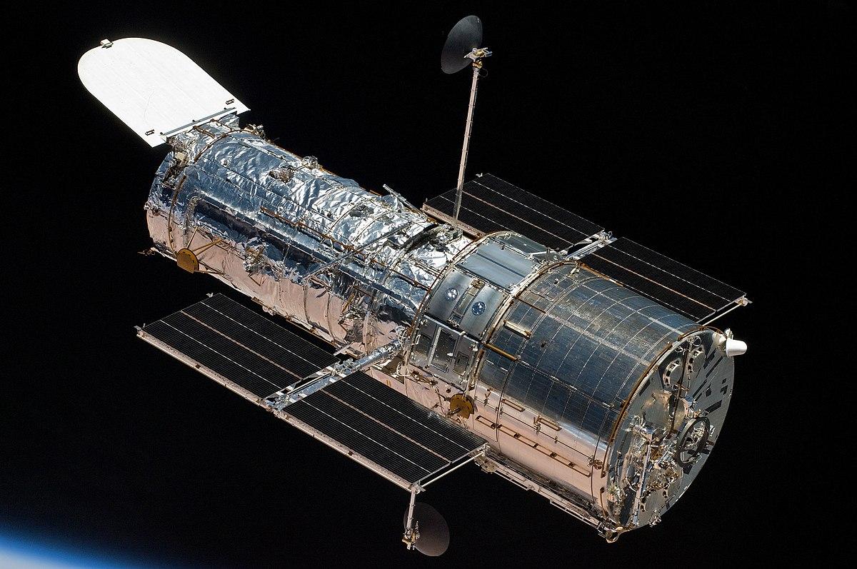   The Hubble Telescope is an automatic observatory in orbit around the Earth  commons.wikimedia 