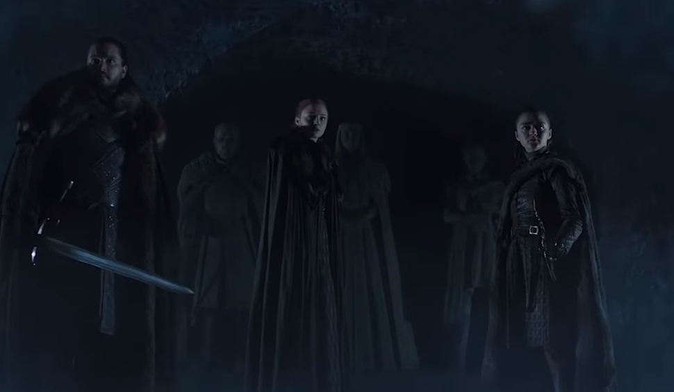 В тизере присутствуют три главных персонажа / фото YouTube GameofThrones