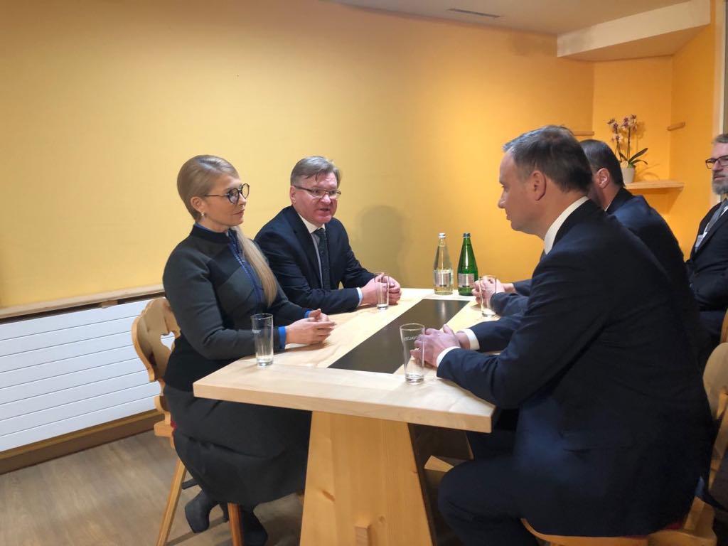 Тимошенко зустрілася Дудою / Photo by Alexander Prokopenko Тимошенко зустрілася Дудою / Photo by Alexander Prokopenko