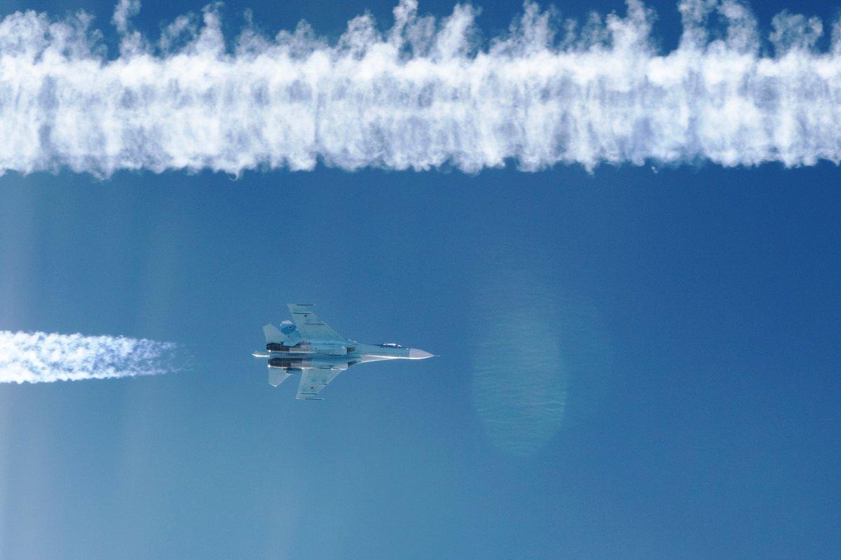 Как отмечается, Су-27 не нарушили воздушное пространство Финляндии / Twitter Как отмечается, Су-27 не нарушили воздушное пространство Финляндии / Twitter