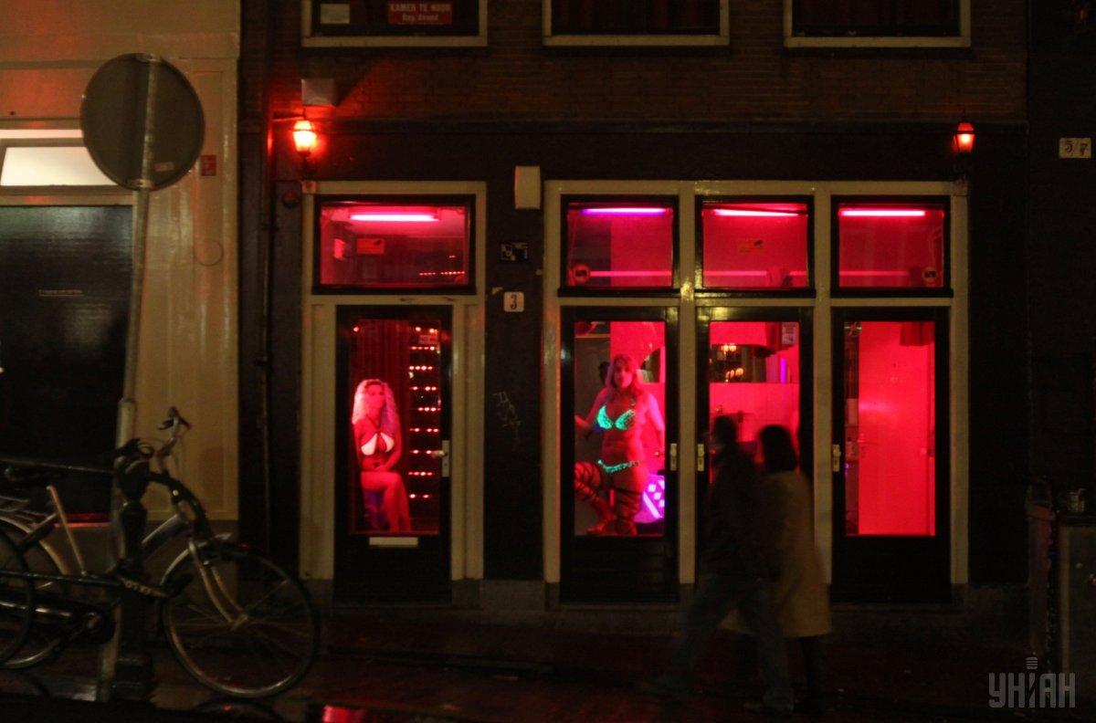 Квартал красных фонарей в Амстердаме / фото УНИАН