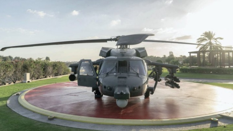 Показали зовнішній вигляд нової версії вертольоти Black Hawk / фото Sheikh Mohamed bin Zayed Al Nahyan via Twitter