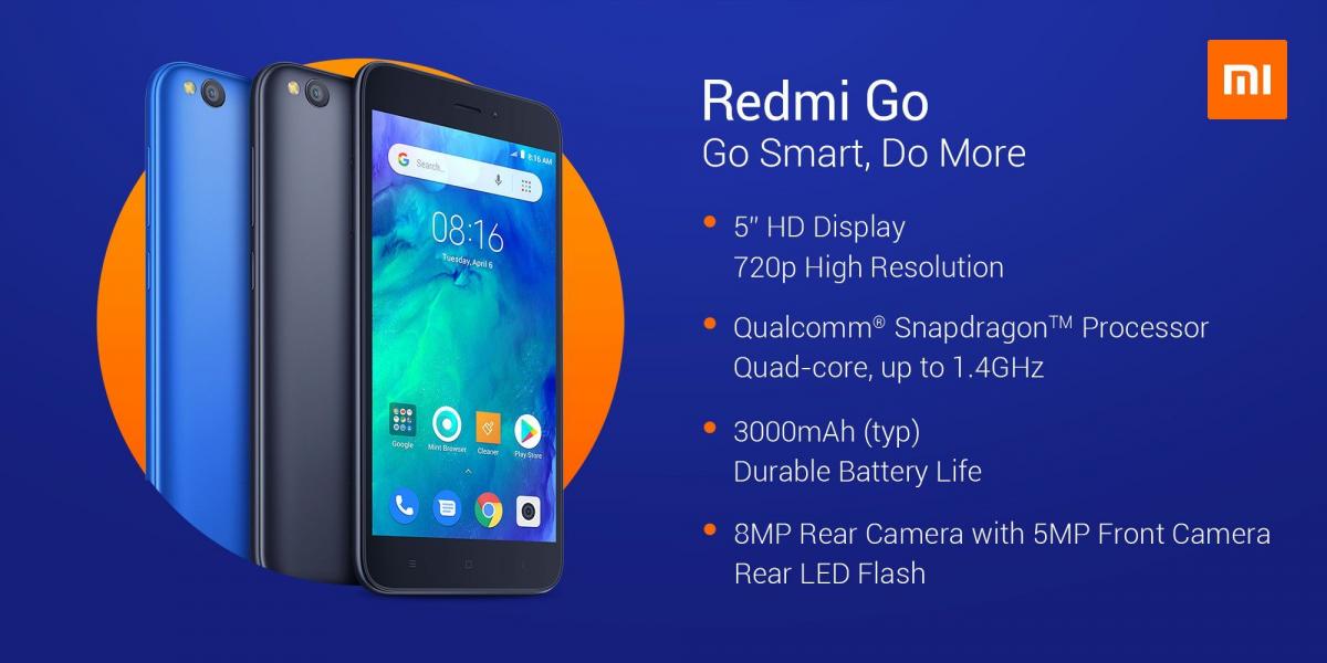   The ultra-economical smartphone Xiaomi Redmi Go Officially submitted / photo itc.ua 