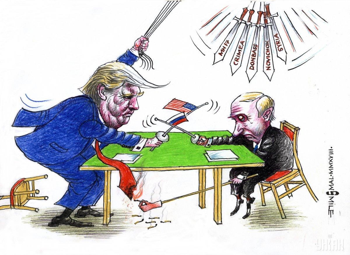 Трамп і Путін спілкувалися близько 15 хвилин без свідків / фото УНІАН Трамп і Путін спілкувалися близько 15 хвилин без свідків / фото УНІАН