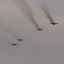 Ukrainian military pilots conduct drills over Sea of Azov (Video)