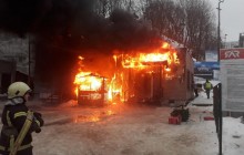 У Києві в Протасовому Яру сталася пожежа (фото)