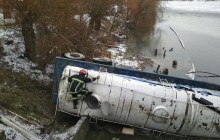 На Волыни уже 800 абонентов мерзнут без газа из-за ДТП с участием молоковоза