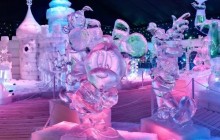 В Китае стартовал крупнейший в мире фестивале ледяных скульптур (видео)