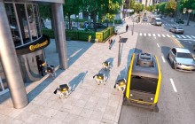 Робопсы на беспилотных авто: в Лас-Вегасе представили новый способ доставки посылок