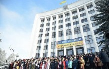 Тернопільська ОДА та облрада розпочали флешмоб «Україна колядує» (фото, відео)
