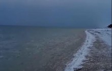 Азовське море почало покриватися кригою (відео)