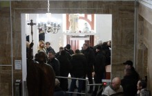 Амосова со сторонниками штурмовала медуниверситет Богомольца (фоторепортаж)
