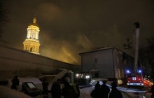 Пожар в Киево-Печерской лавре ликвидирован