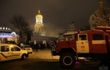 Задержан подозреваемый в поджоге здания Киево-Печерской лавры (фото)