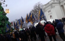 Загибель робітника в Одесі: активісти провели акцію «Дельфінарій на кістках» (фото, відео)