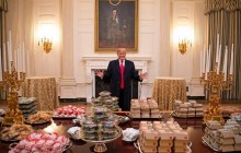Трамп заказал пиццу на прием в Белом доме из-за шатдауна (фото, видео)