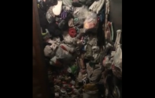 Видео из забитой мусором до потолка российской квартиры шокировало сеть