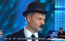 Нардеп Гончаренко прийшов на телеефір в образі Чарлі Чапліна (відео)