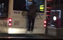 У Києві помітили зачепера похилого віку (відео)