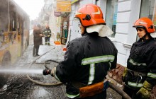 Причиной пожара троллейбуса в Тернополе стало короткое замыкание (фото)