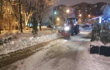 Упродовж усієї ночі комунальники не припиняли роботи з подолання наслідків снігопаду - КМДА